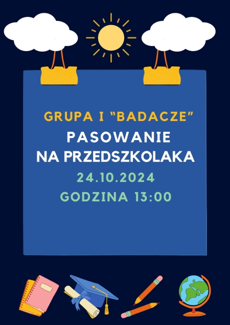 PASOWANIE NA PRZEDSZKOLAKA, grupa I