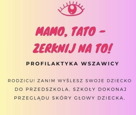 Nasze przedszkole przystąpiło do programu ''Mamo, Tato - zerknij na to''