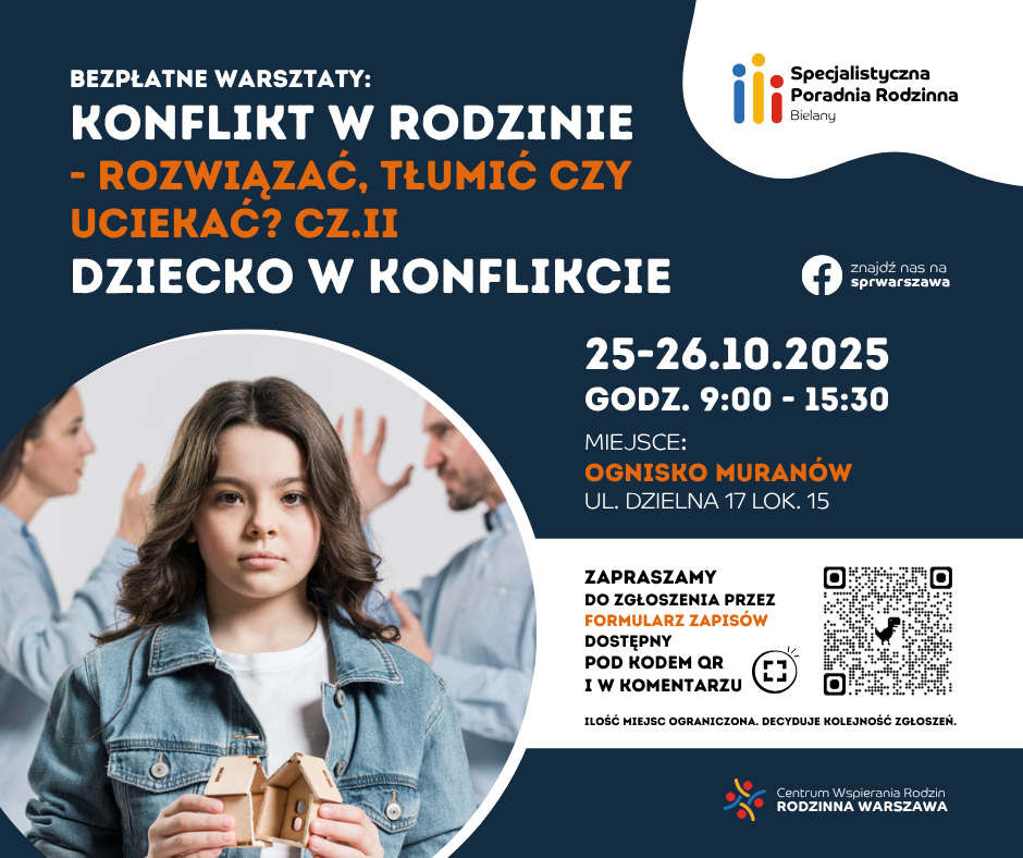 BEZPŁATNE WARSZTATY DLA RODZICÓW