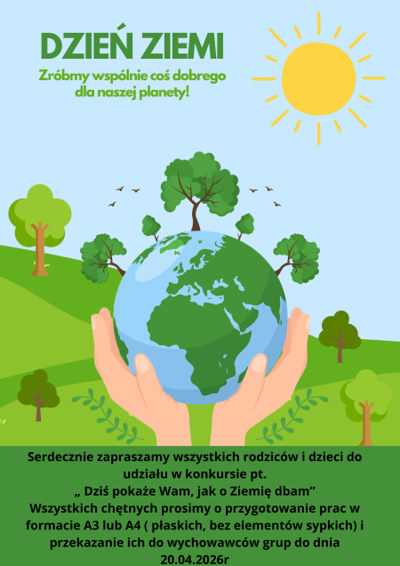 KONKURS Z OKAZJI DNIA ZIEMI 