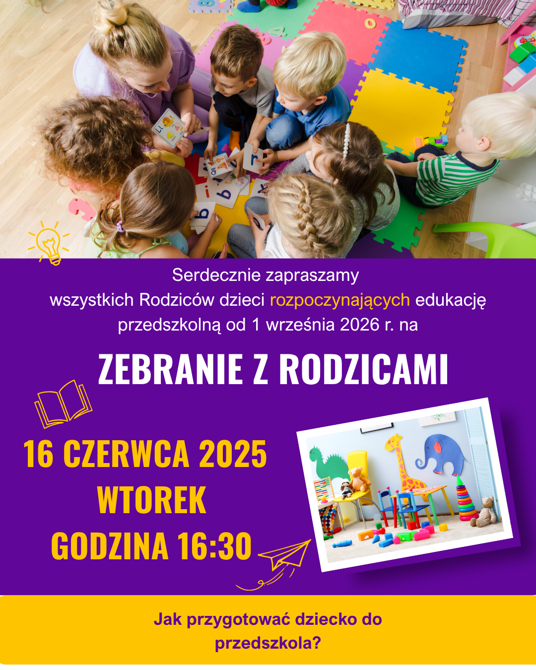 ZEBRANIE DLA RODZICÓW DZIECI NOWOPRZYJĘTYCH