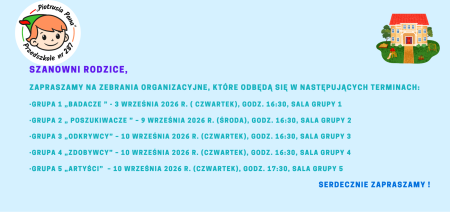 ZEBRANIA ORGANIZACYJNE